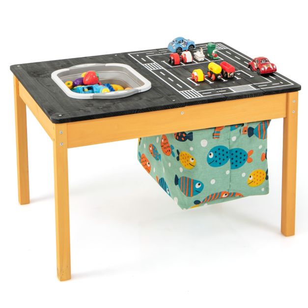3-in-1 Children’s Sand & Water Activity Table with Storage Bin