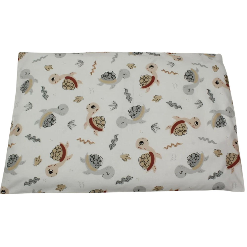 Baby Pillowcase 40x60cm 100% Cotton Zipped Pillow Cover Jungle Floral Print