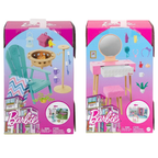 Barbie Furniture Playset Accessories Garden Set & Make-Up Table / Vanity Mattel