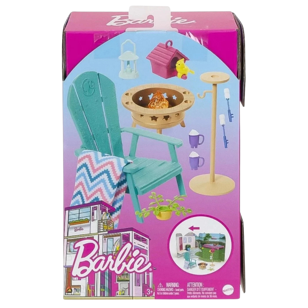Barbie Furniture Playset Accessories Garden Set & Make-Up Table / Vanity Mattel