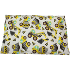 Baby Pillowcase 40x60cm 100% Cotton Zipped Pillow Cover Jungle Floral Print