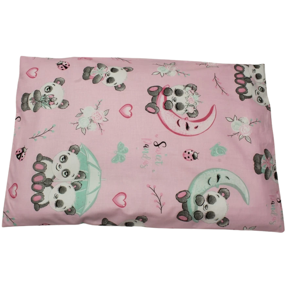 Baby Pillowcase 40x60cm 100% Cotton Zipped Pillow Cover Jungle Floral Print