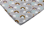 2x Fitted Sheets Compatible with Babylo You & Me Bedside Crib Stars Animals