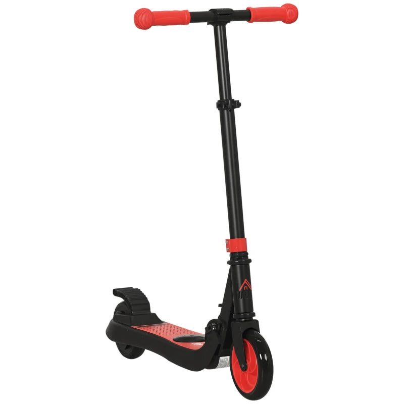 Folding Electric Scooter for Kids 6+ with Brake, 8km/h Max Speed – Red
