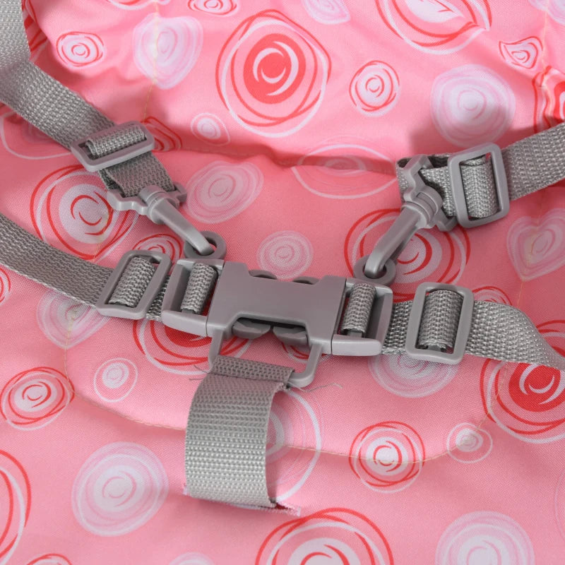 Baby Booster High Chair – 3-in-1 Convertible Pink Seat with Tray for Toddlers