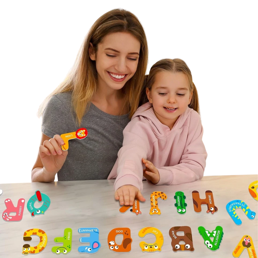 Magnetic Alphabet Letters for Kids 26PCS ABC Animal Learning Toy