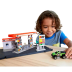 Mattel Matchbox Action Drivers Gas Station Playset with Vehicle Kids Toy 3+