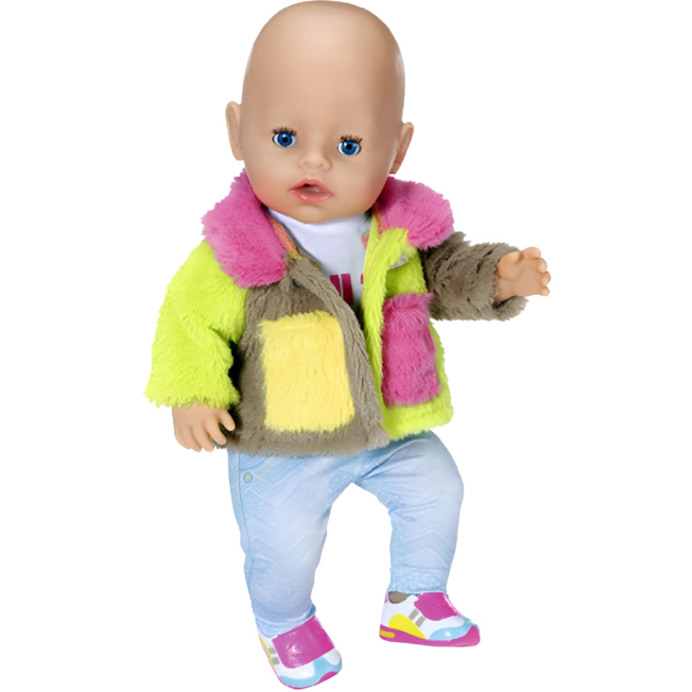 Baby Born Deluxe Colour Coat Set for 43cm Toy Dolls, Dress-Up Outfit for Boys and Girls