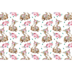 2x Fitted Sheets Compatible with Babylo You & Me Bedside Crib Stars Animals