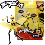 Miraculous Ladybug 5" Poseable Doll Ladybug Cat Noir & Queen Bee Character Toy Set
