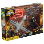 Dromader Military Combat Soldier and Army Plane Playset Plastic Toy Gift for Children