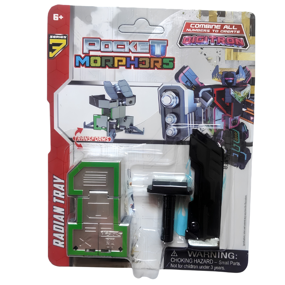 Pocket Morphers Series 3 Digitron Transforming Robot Figure Choose Number Collectible Toy