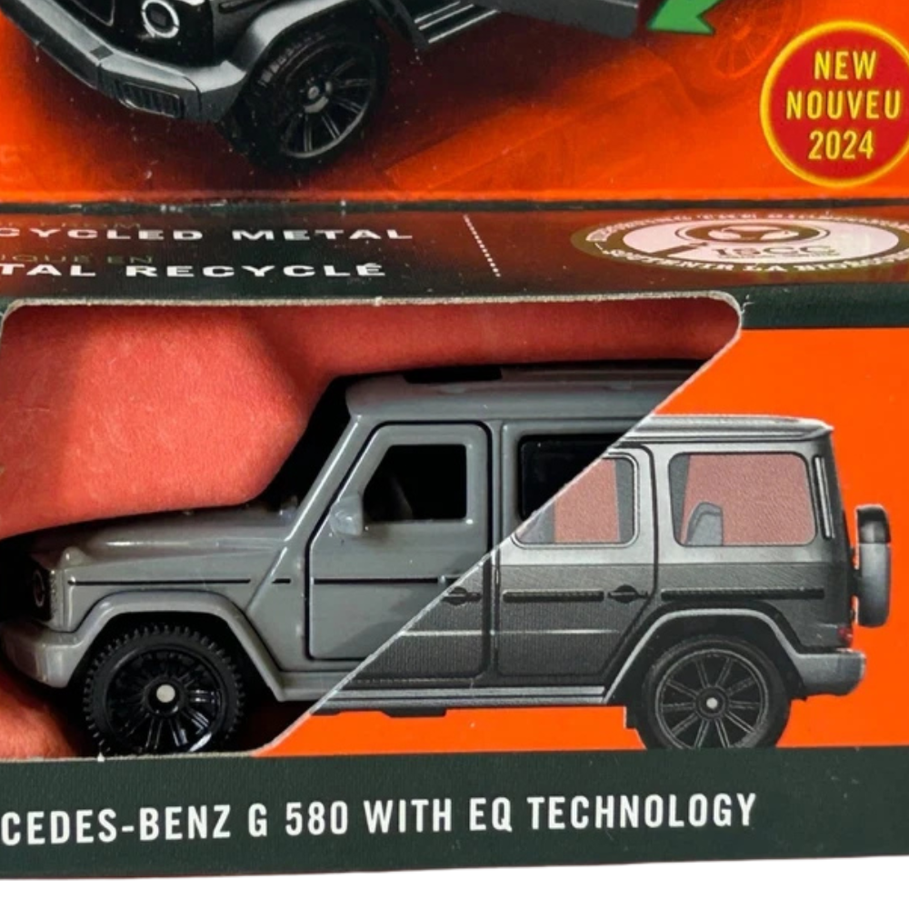 Matchbox 2024 Mercedes-Benz G580 Grey SUV 1:60–1:64 Scale Diecast Model Toy