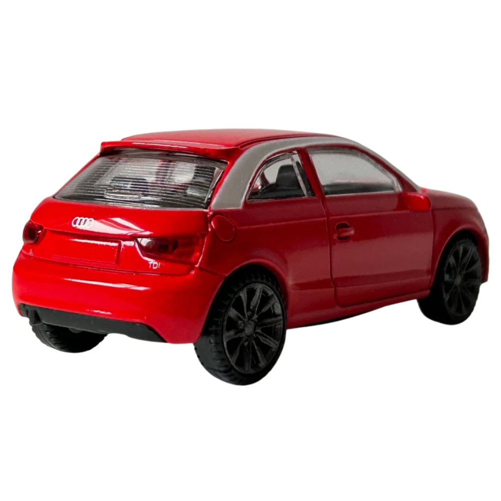 Rastar Audi A1 Diecast Model Car 1:43 Scale Red Silver German Car Toy