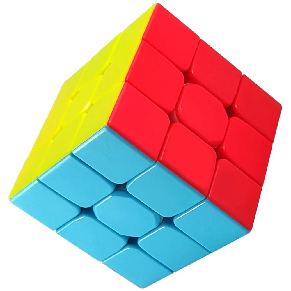 3x3 Speed Cube Magic Puzzle Toy Stickerless Smooth Fast Turning Cube for Kids Adults