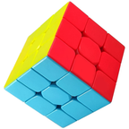 3x3 Speed Cube Magic Puzzle Toy Stickerless Smooth Fast Turning Cube for Kids Adults