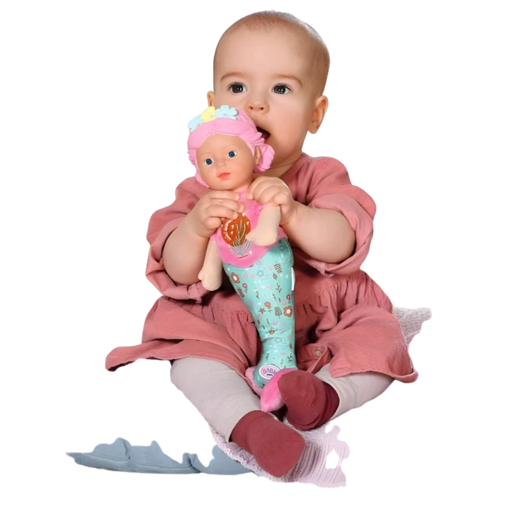 BABY born Mermaid Doll 30cm Soft Body Newborn Baby Toy Washable