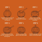 Abeec Halloween Pumpkin Carving Kit Pumpkin Cutting Tools Set for Halloween Decorations