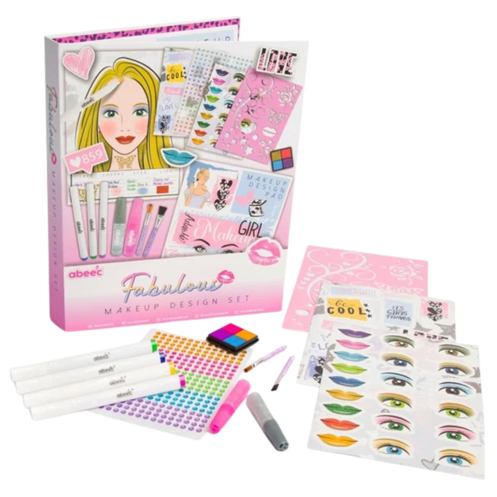 Abeec Fashion Designer Kit for Girls Creative Diy Dress Design & Fashion Craft Kit Set Fun