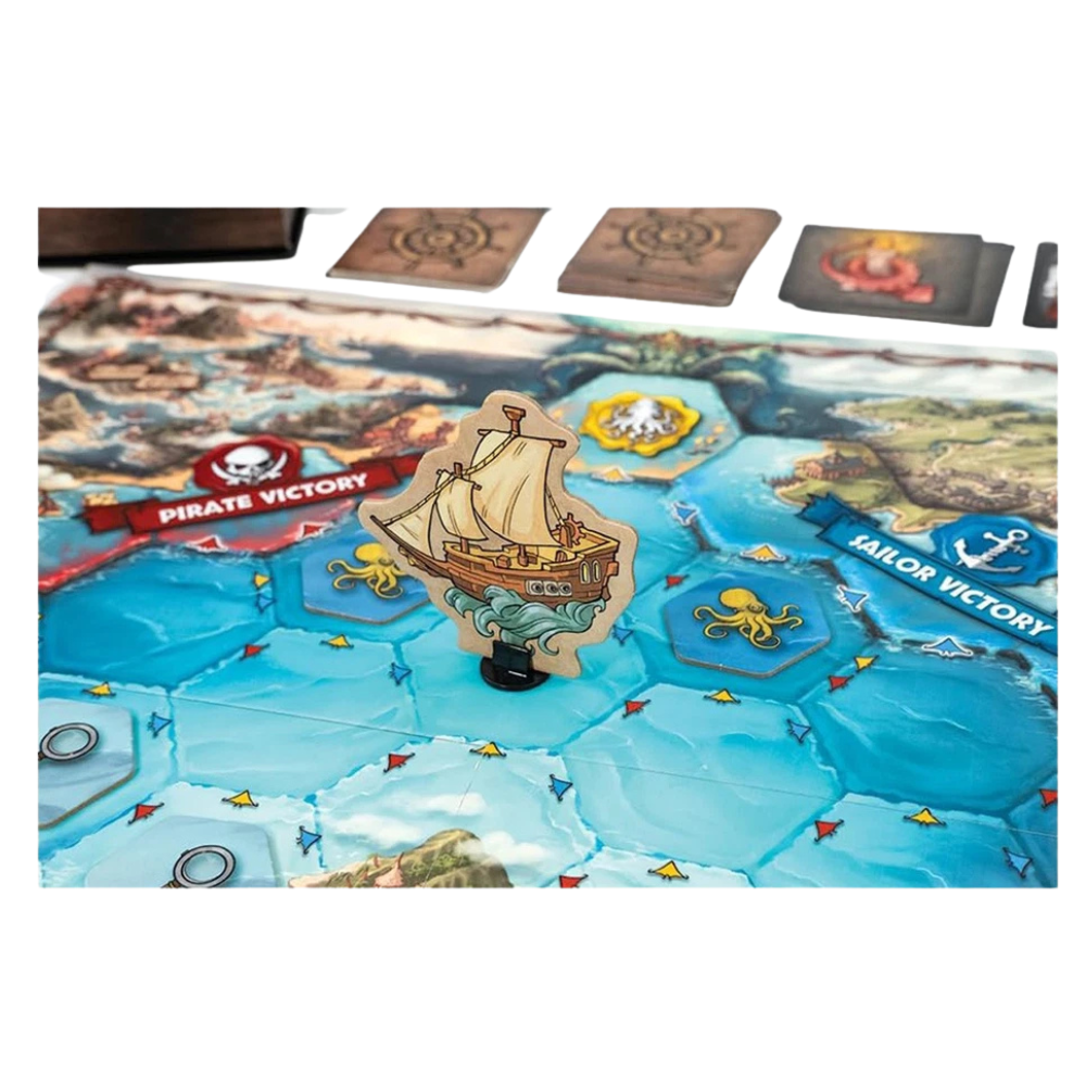 Feed the Kraken Board Game Hidden Role Strategy & Social Deduction Game for 5–11 Players