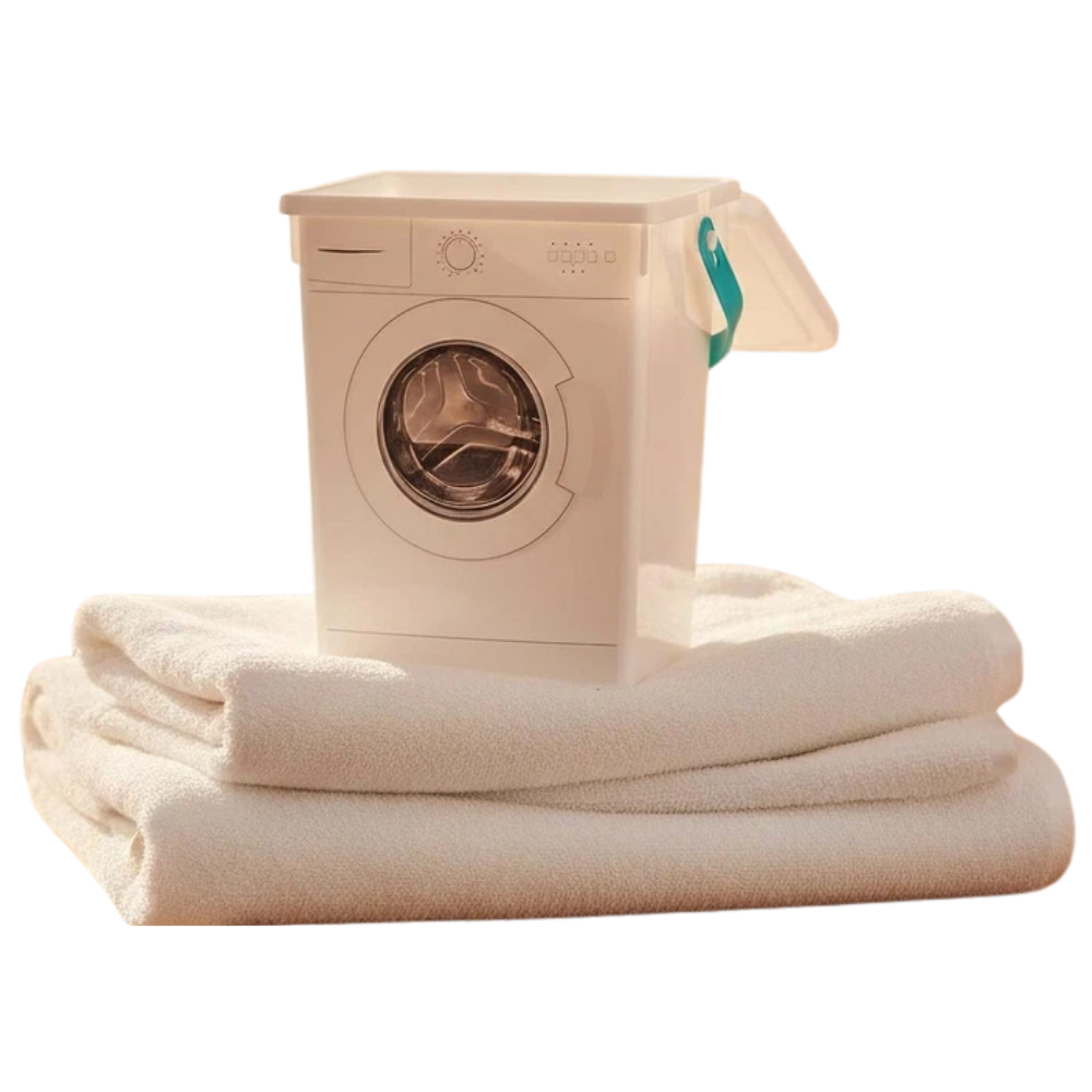 Washing Powder Storage Container 5l Laundry Pods Detergent Box with Handle Lid for Powder