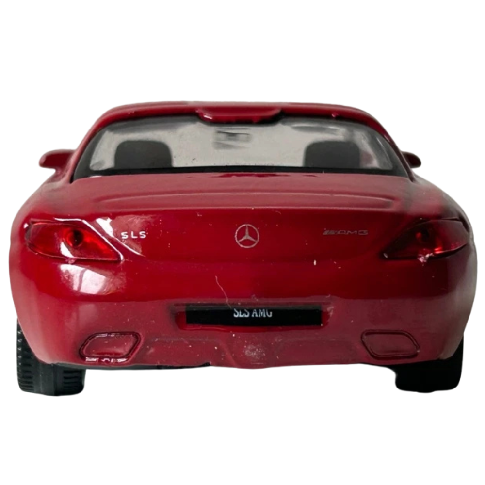 Welly Mercedes-Benz Sls Amg Red Diecast Sports Car Model Toy 1:43 Scale Collectible