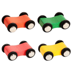 New Wooden Click Clack Racetrack Car Run Marble Run & Track Run Toy Set for Kids
