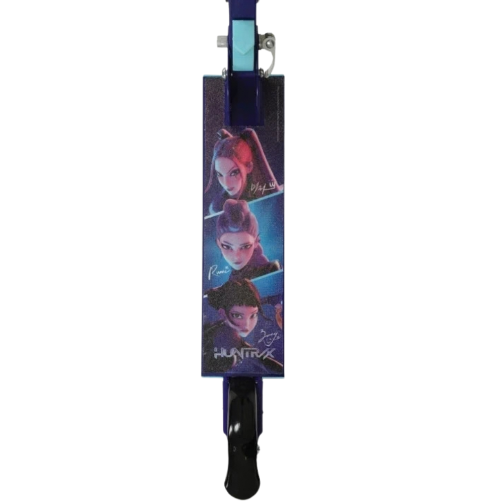 KPOP Demon Hunters Folding Scooter Kids Light Up LED Wheels Adjustable Handlebar