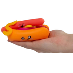 Fidget Hot Dog Toy 6-Piece Stackable Squishy Sensory Toy for Kids Adults