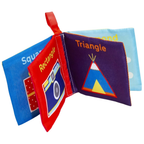Abeec Soft Books for Babies Cloth Baby Books 0-6 Months Sensory Learning Toy Gift Set