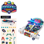 Mini Pinball Machine Arcade Tabletop Game Plastic Kids Adults Portable Toy