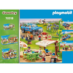 PLAYMOBIL Country 70518 Mobile Farrier Horse Care Set Pony Car Light Effect 4+