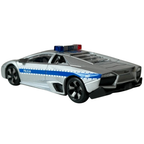 Lamborghini Reventon Italian Polish Police Car Metal Diecast Model Toy 1:43 Scale Collectible