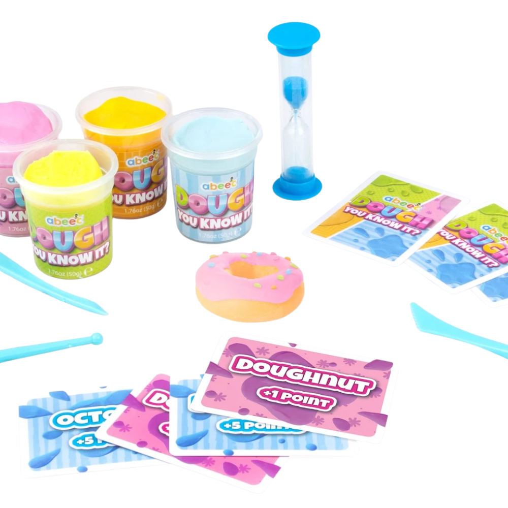 abeec Dough You Know It Board Game Family Fun Kids Creative Dough Party Game