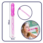 Abeec Bubble Swords 6 Pack 60ml Bubble Wands Kids Party Bag Fillers Outdoor Fun Toy