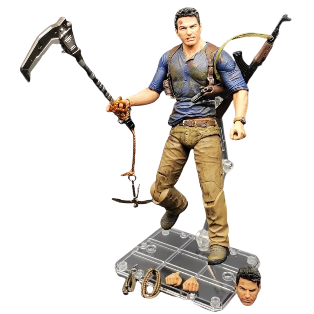 NECA Uncharted 4 Nathan Drake 7" Action Figure Collectible Toy