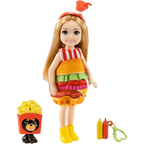 Barbie Club Chelsea Doll Playset Hamburger Dress Dog New Kids Toy Pretend Play Set