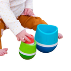Fat Brain Toys Dimpl Tumbleroos Wiggly Wobbly Sensory Stacking Baby Toy Gift