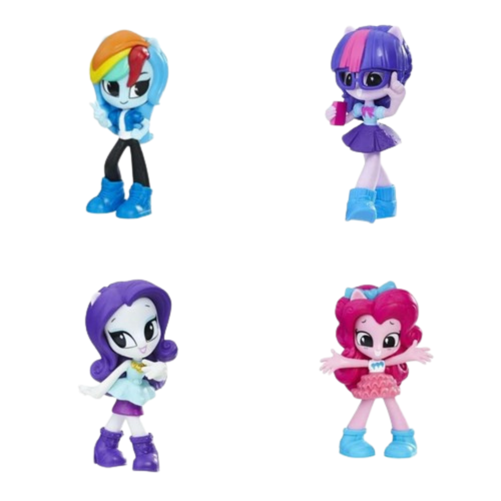 My Little Pony Equestria Girls Minis Dolls Poseable Figures 4 Styles Collectible Mini Figures New