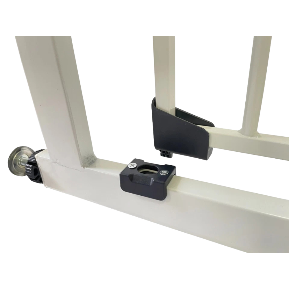 Callowesse Kuvasz White Pressure Fit Baby Pet Stair Safety Gates Pack of 2 77-86cm Wide