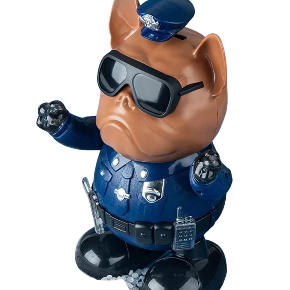 PEBBLE HUG Dancing Dog Police Toy Musical Lights Interactive Educational Kids Gift