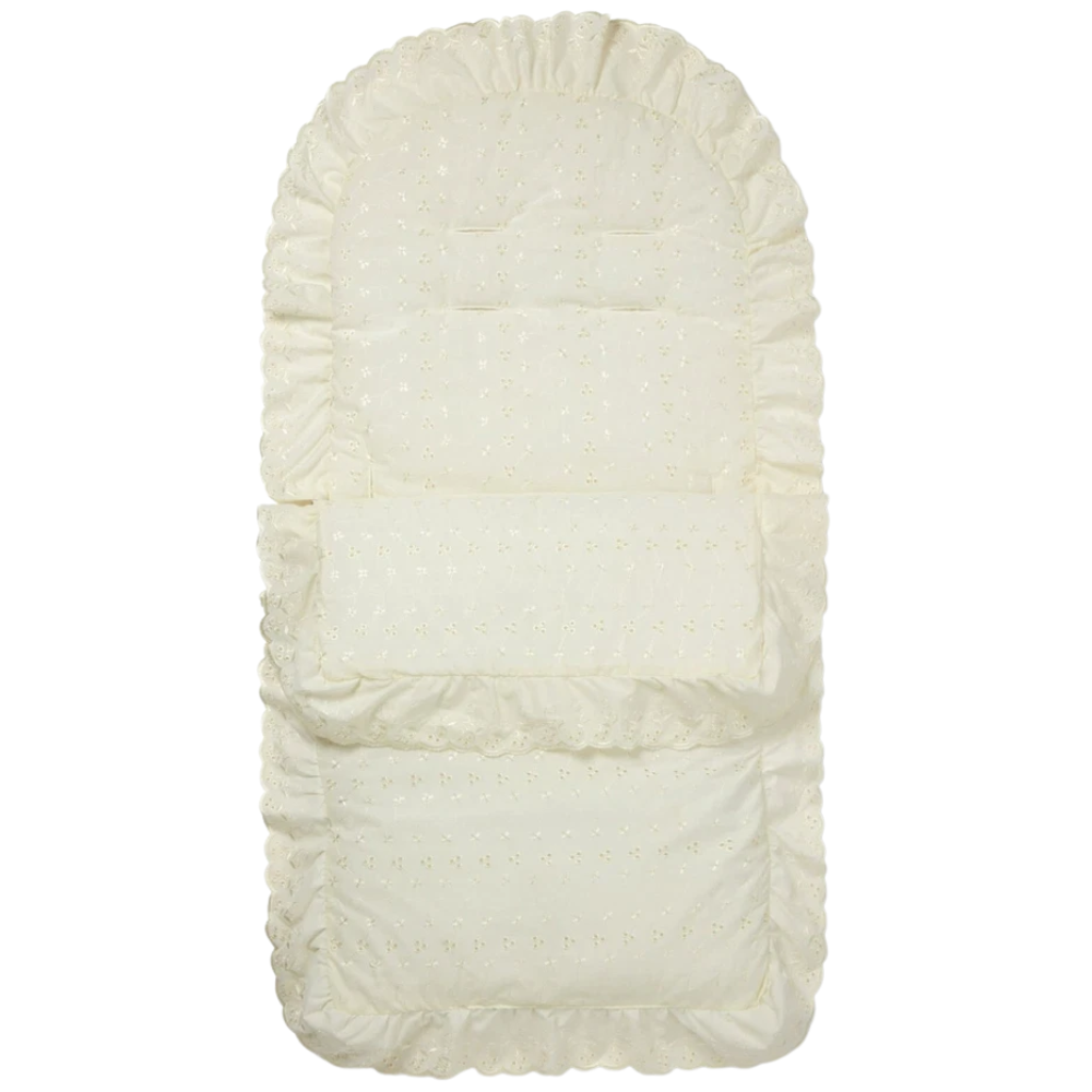 Broderie Anglaise Footmuff Cosy Toes Compatible with Red Kite Baby Pushchair Accessory