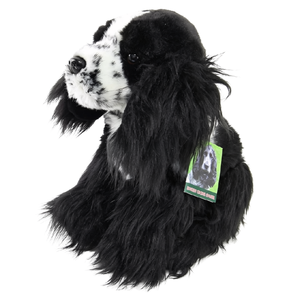 Faithful Friends Roan Cocker Spaniel Plush Soft Toy Dog Blue