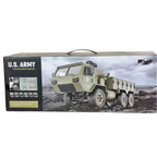 Fayee Fy004a Rc Military Truck 6wd 1:12 Scale 2.4ghz 15km/h Led Kids Toy Off-Road Vehicle 8+ Army