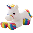Giant Unicorn Soft Toy 110cm Large Rainbow Plush Stuffed Animal Big Cuddly Teddy Gift Baby