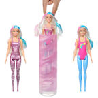 Barbie Color Reveal Rainbow Galaxy Series Doll with 6 Surprises, Accessories and Colour-Change Fun