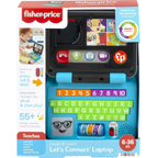 Fisher-Price Laugh & Learn Let's Connect Laptop Baby Learning Toy 55+ Songs Sounds 6-36 Months
