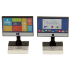 LEGO Computers 2-Pack PC & Mac Monitors with Keyboard Custom Kit