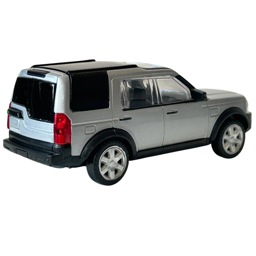 Rastar Land Rover Discovery 3 Silver 1:43 Scale Diecast Model Car Collectible Toy