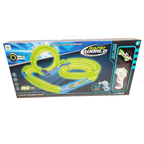 Glow in the Dark Multi-Level Race Track Set 35pc RC Car Stunt Racing Toy 6+